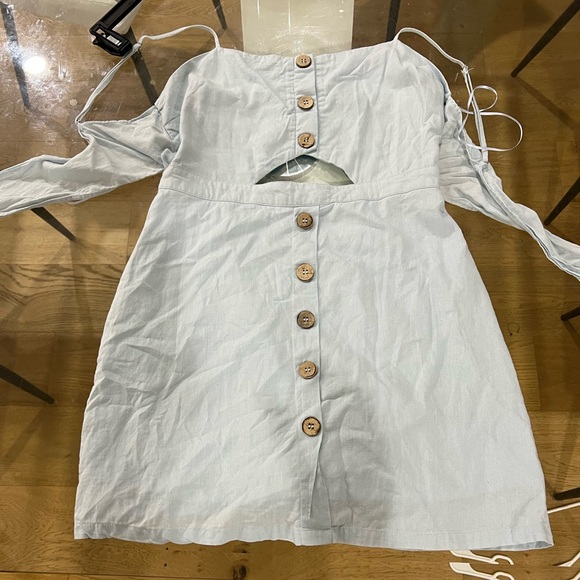 MOD Button Dress - Picture 2 of 4